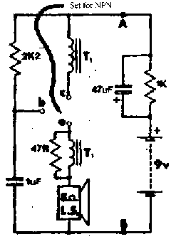Simple Transistor Testor